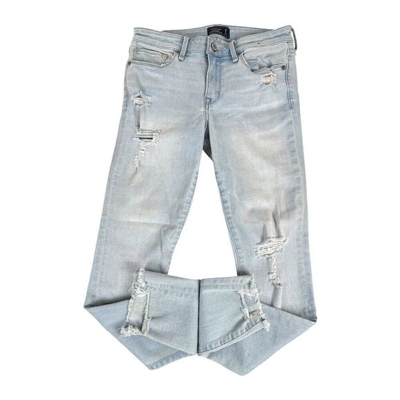 Abercrombie & Fitch Harper Low Rise Super Skinny Jeans | Distressed | 26 / 2R - Picture 1 of 8